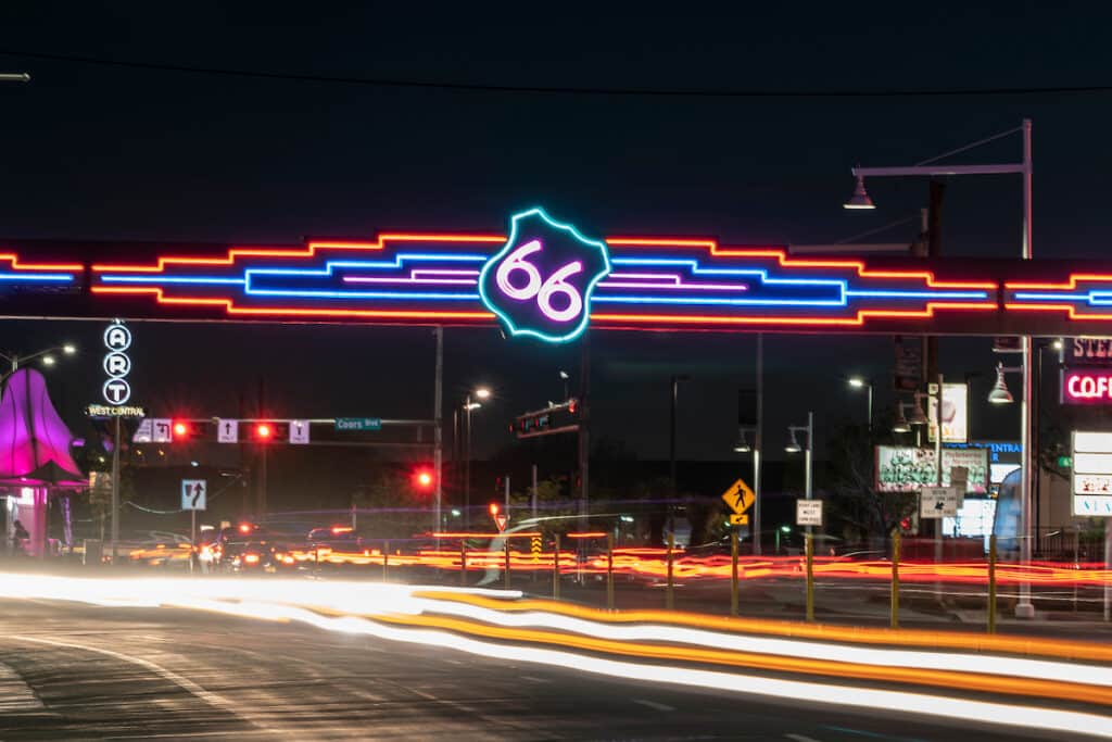 Route 66 in Albuquerque