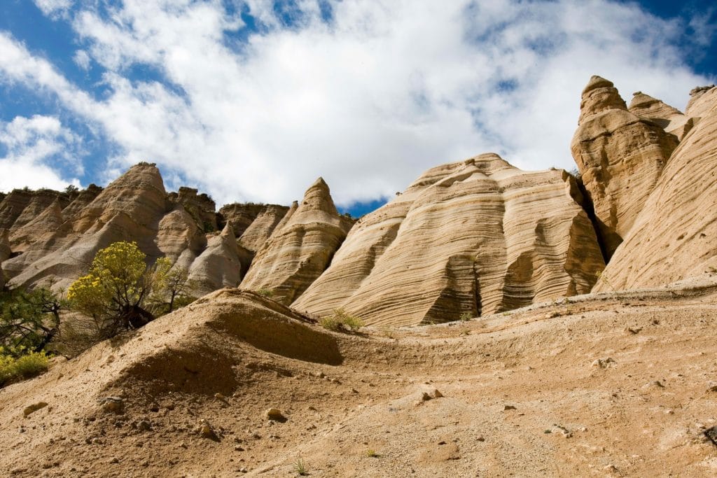 Kasha-Katuwe Tent Rocks National Monument near Sante Fe New Mexico.