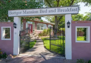 Gate and Sign of Bottger Mansion
