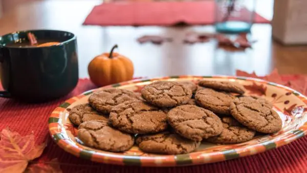 pumpkin pie spice cookies