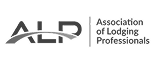 The logo for the Association of Lodging Professionals features the letters "ALP" with a swooping arch above.