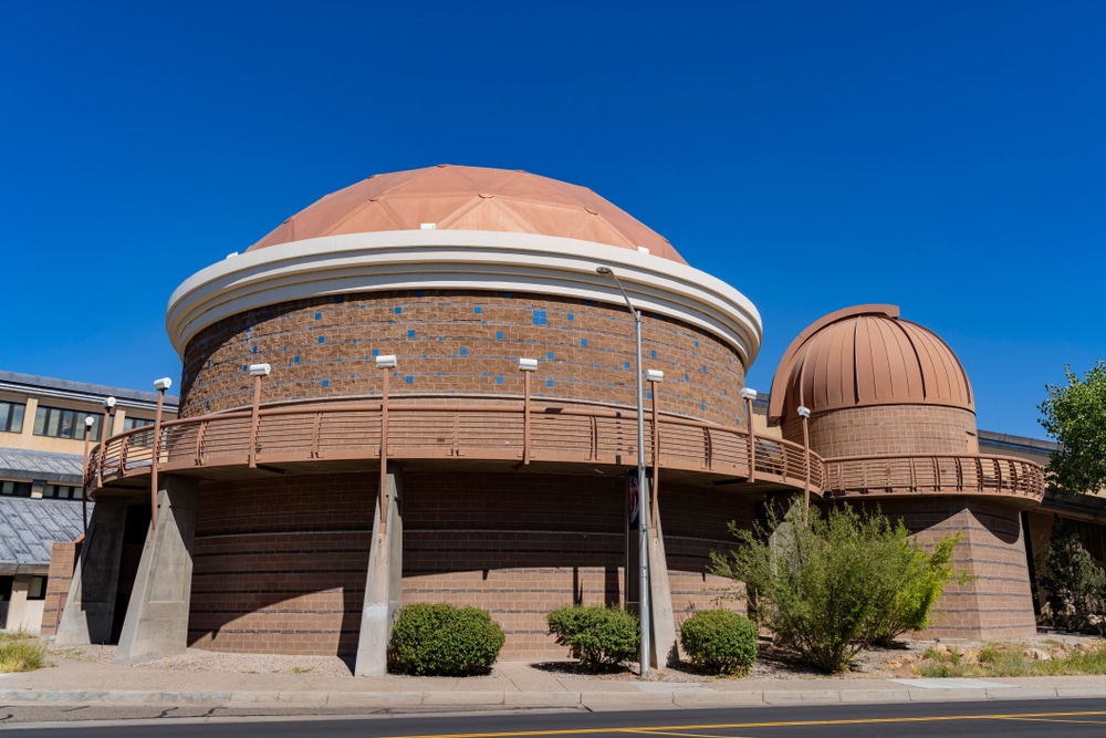 Exterior of the New Mexico Museum of Science, another great museum to visit after the Albuquerque Museum