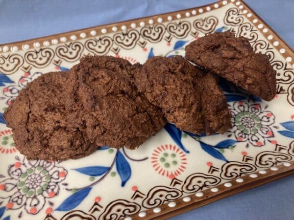 triple chocolate cookies