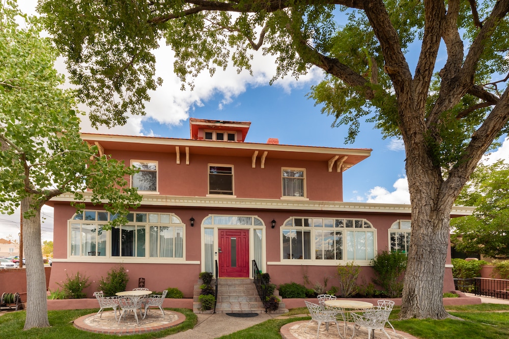 Entrance to our historic Bed and Breakfast in Albuquerque Old Town