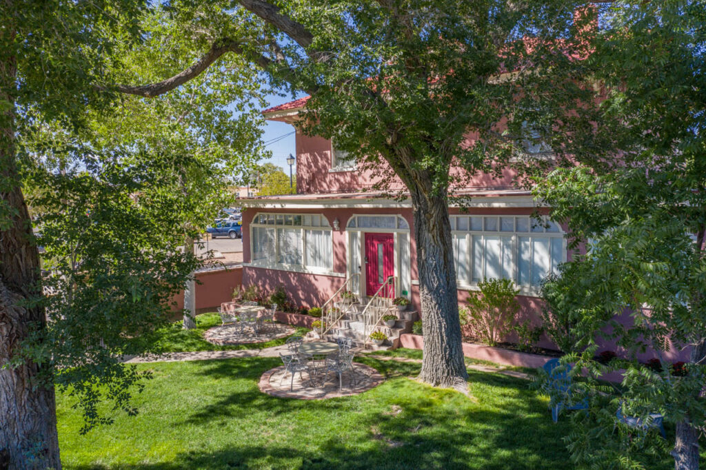 The Exterior of our Albuquerque Bed and Breakfast, a great place to stay while visiting the ABQ BioPark and other local attractions