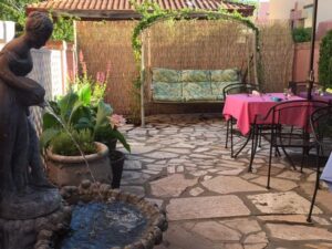Breakfast patio